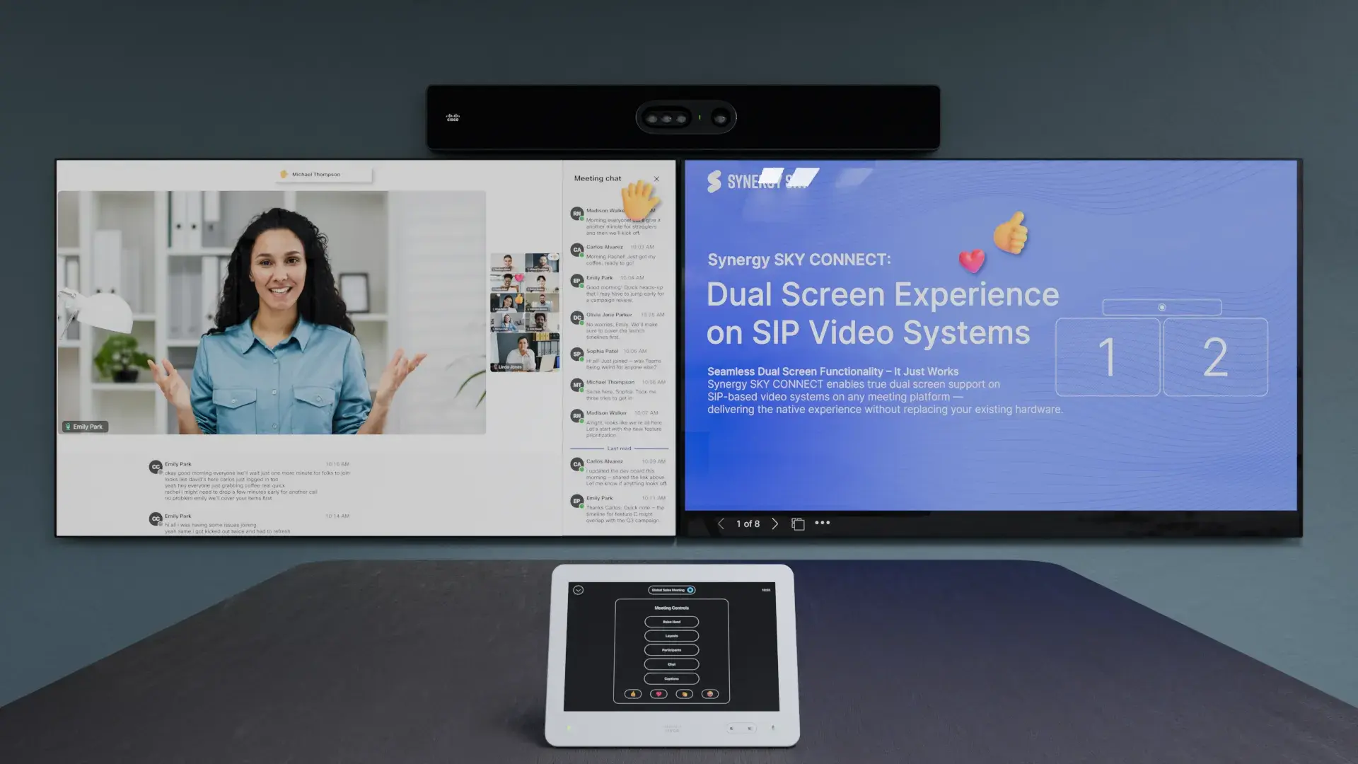 Dual Screen All Interactive Features