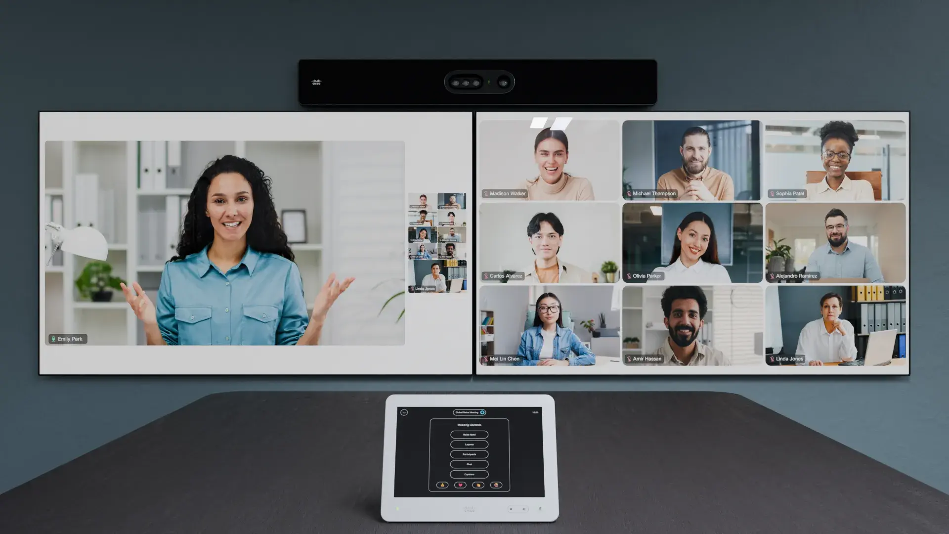 Dual Screen Speaker View